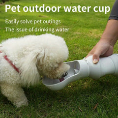 Portable Dog Water Bottle Foldable Dog Drinking Cup Soft Leakproof Pet Water Dispenser Dog Walking Accessories Portable Water