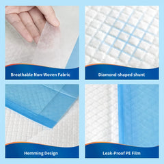400/300/200/100/50pcs 23.6 inch x 23.6 inch super absorbent waterproof dog urine pad, puppy training, puppy urine pad and pet