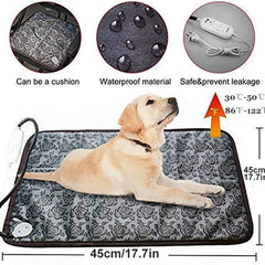 Winter Pet Electric Blanket Waterproof and Bite-proof Wear-resistant Dog,Cat Mat Adjustable Temperature Pet Mat Warmth