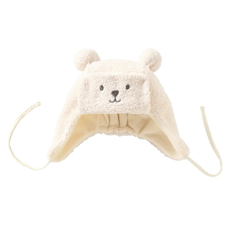 Pet Dog Hat For French Bulldog English Bulldog Plush Hat Winter Warm Cute Bear Hat Cartoon Caps For Puppy Pet Dog