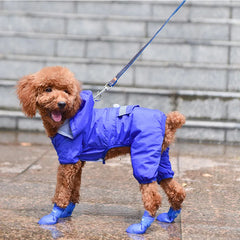 WaterProof Rainshoe Anti-slip Rubber Boot For Small Medium Large Dogs Cats Outdoor Shoe Dog Ankle Boots 4Pcs Pet Pet Accessories
