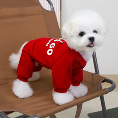New Winter Warm Pet Dog Coat For Small Medium Dogs Puppy Clothes Dog Jumpsuit Thicken Dog Hoodies Pet Supplies Pet Clothing