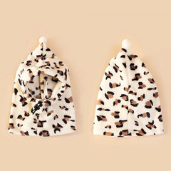 Pet All-inclusive Dog Hat Fashionable Leopard Pattern Winter Dog Hat Soft Comfortable Pet Supplies for Dogs Cats Puppies