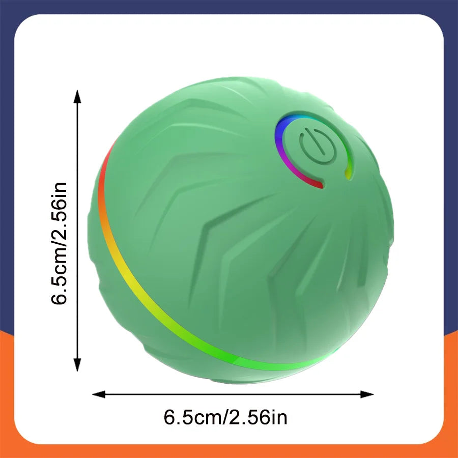 Interactive Smart Dogs Toys Balls - USB Automatic Moving Bouncing Ball for Puppy to Large dog-Electronic Pet Ball Christmas Gift