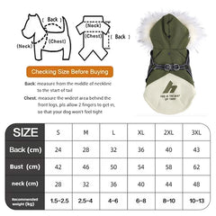 New Pet Dog Winter Warm Coat Fleece Hooded Puppy Jacket Plush  Warm Cotton Vest Autumn Winter Clothing For Dogs Cats Clothes
