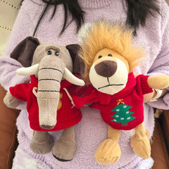25cm Stuffed Plush Animals Toys Soft Dolls Changing Clothes Parent Child Game Gift Kawaii Baby Kids Hobbie Toys Christmas Gift