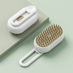 USB Rechargeable Cat Dog Grooming Comb With Electric Water Spray Curry Comb Dog Cat Massage Brush for Short Long Haired Pets