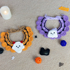 Cat Collar Knitted Fashion Pet Costume Party Prop Festivals Cute Pet Collar Scarf Bandana for Pet Cat Dogs Puppy