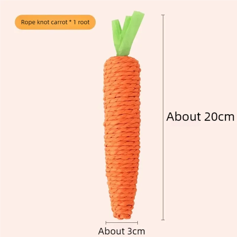 1PC Carrot Shaped Cat Toy Sound Teasing Stick Molar Bite Resistant Cat Scratch Board For Indoor Interactive Kitten Adult Cat