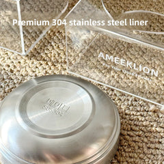 Stainless Steel Cat Bowl With High Legs And Acrylic Elevated Frame For Cervical Protection, Dog Bowl With Large Diameter