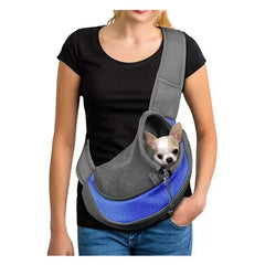 Pet Shoulder Bag Crossbody Carrier Breathable Mesh Backpack for Cats Dogs Small Animals Travel Outdoor Portable Lightweight