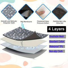 Dog Urine Mat Washable Reusable Anti Slip Pet Pee Mats Puppy Training Pad Pet Bed for dog cage protective pads Pet winter