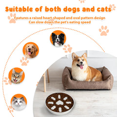 Stainless Steel Slow Feeder Dog Bowls Pet Anti Choking Spine Protection Double Sided Use anti Overturning Cat Bowl