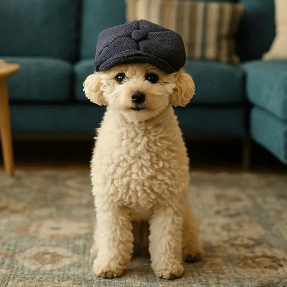 Dog Berets Fashion Pet Hat French Artist Cat Cap Dog Baseball Cap for Party Birthday Wedding Photo Puppy Beret Hat Pet Products
