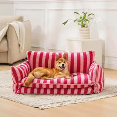 winter Cat Bed Sofa Winter Warm Cat Nest Pet Bed for Small Medium Dogs Cats Comfortable Plush Puppy Bed Pet Supplies