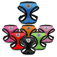 Reflective Pet Harness and Leash Set for Small Medium Dog Cats Breathable Pets Vest Lightweight Collar Harnesses Kitten Supplies