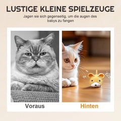 Electric Cat Toy Mouse Interactive Electric Hamster Cat Toy Self-Moving Obstacles Avoid Interactive Cat Toy