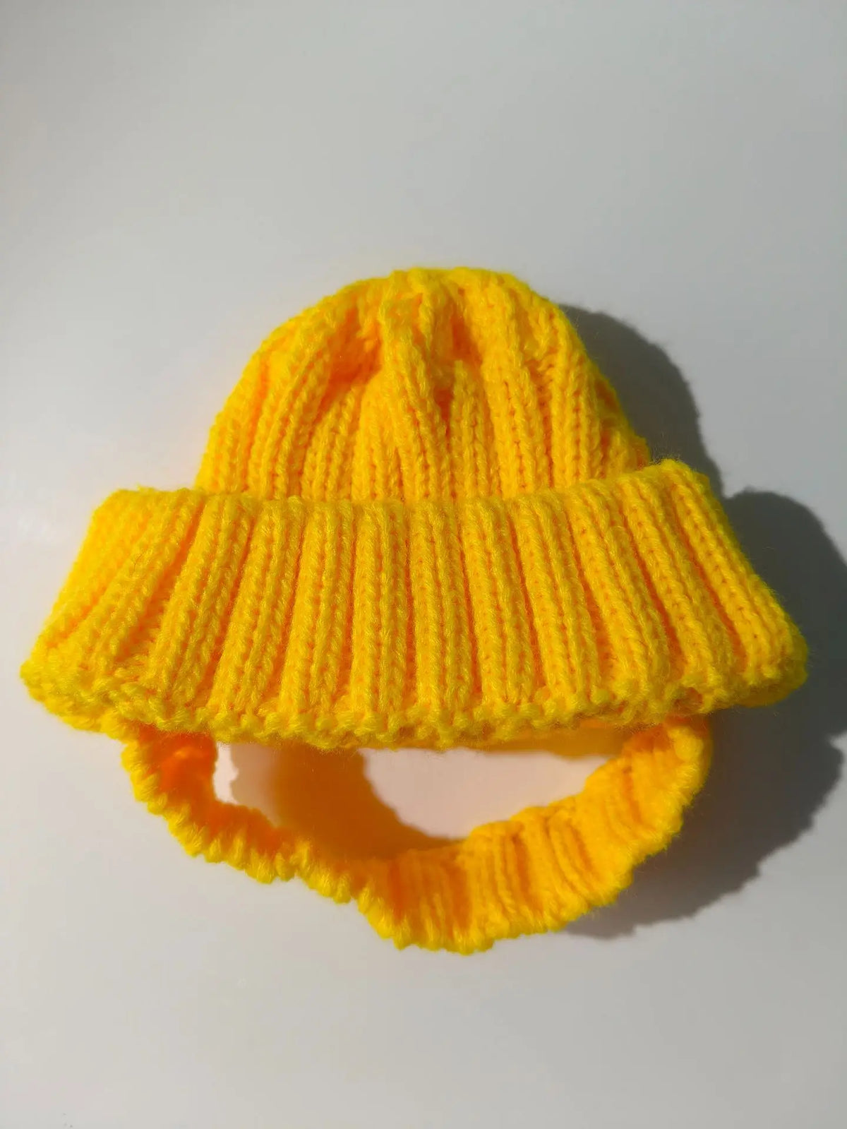 Cute Knitted Dog Beanie Hat, Warm Pet Headwear for Corgi & Small Dogs, Fashionable Red Winter Dog Hat, Essential Pet，Christmas