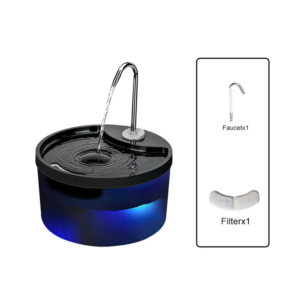 3.2L Cat Water Fountain,Pet Water Dispenser With Filter,Dog Drinking Fountain For Cats,Ultra Quiet Water Pump