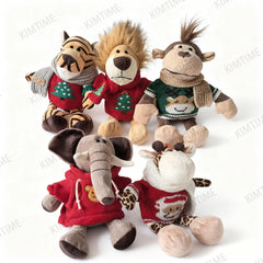 25cm Stuffed Plush Animals Toys Soft Dolls Changing Clothes Parent Child Game Gift Kawaii Baby Kids Hobbie Toys Christmas Gift