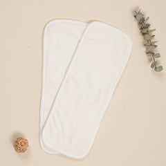 5PCS Cloth Pad 4 Layers Bamboo Fiber Washable Diaper Liner Pad
