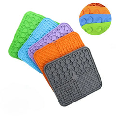 1PC Pet Placemat Cat Slow Feeding Mat Dog Lick Mats Silicone Pets Eating Slowly Food Pad Cats Dogs Feeding Supplies