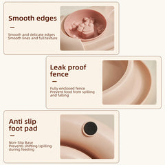 One piece multifunctional pet double bowl cartoon containing stainless steel bowl pet food utensils pet feeding water feeding tw