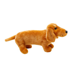 25cm Adorable Dachshund Plush Toy Soft Stuffed Animal Dog Doll For Home Decor kids' Birthday Parties And Gifts