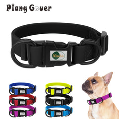 PVC Waterproof Dog Collar Soft Adjustable Pet Collar Big Cat Necklace for Small Medium Large Dog