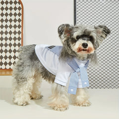 Summer Dog Clothes Casual Versatile Dog T-shirt Suitable for Small Medium Dogs Chihuahua French Bulldog Pet Shirt