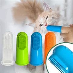 Pet Finger Dog Tooth brush Teeth clean Tool Dog Accessories Cleaning Tool Wear Resist Silicone Tooth Brush for Small Dogs Cats
