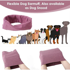 New Calming Dog Ears Cover Grooming Bathing Neck Pet Head Protection Ears Warmer Cat Ear Muff Washable Pet Dog Accessories