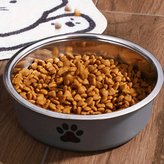 KEMORELA Non-Slip Stainless Steel Pet Bowl for Large Medium Small Dogs And Cats - Water And Food Feeder Dish