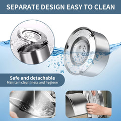 Dog Water Bowl Suspended Stainless Steel Pet Bowl Large Dog Slow Drinking Anti-Splash Water Dispenser Floating Bowl 3L/101oz