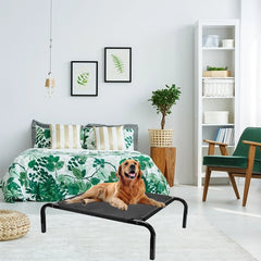 Elevated Dog Bed Cover Replacement Breathable Mesh Pet Cot for Indoor Outdoor Comfortable Dog Sleeping Bed for Large Small Dogs