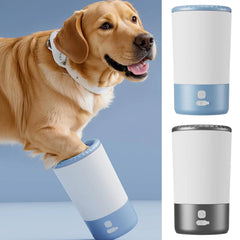 Dog Paw Cleaner Automatic Pet Foot Washing Machine Electric Pet Paw Cleaner Device for Kittens Puppies Walking Lawn Backyard