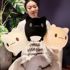 25/30cm Cute Cartoon Cat With Fish Tail Plush Toys Anime Kitty Stuffed Animal Doll Soft Baby Pillow Kids Birthday Gift for Girls