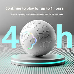 Smart Dog Toy Ball Electronic Interactive Pet Toy Ball USB Automatic Bouncing Rolling Toy Ball With RGB Lights Puppy Cat Product