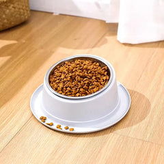 Stainless steel pet bowls cat supplies anti spill slanted bowls anti slip tableware supplies pet food bowls dog bowls universal