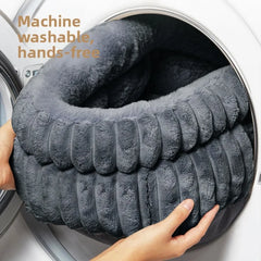 Winter Cat Nest Round Pet Bed Winter Warm Cat Sofa Bed Washable Seasonal Universal Decoration