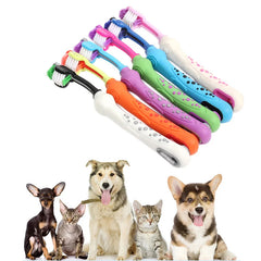 Dog Cat Brush Bad Breath Pet Dental Care Cat Cleaning Mouth Three Sided Pet Toothbrush Multi-angle Toothbrush Cleaning