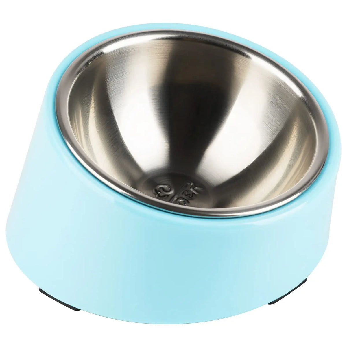 Super Design Marble Pattern 15-Degree Tilted Bowl, Suitable for Dogs and Cats, Tilted Angle Bull Terrier Bowl Pet Feeder, Non-Slip and Spill-Proof, Easier to Reach Food, Drop-Resistant and Non-Slip