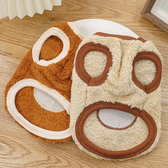 Winter Warm Fluffy Dog Clothes, Cute Plush Puppy Outfits for Small Breeds Like Teddy, Cat Sweater Cozy Pet Fashion，Funny Outfits