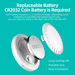 Mini Gps Tracker for Ios System Find My App Airtag Smart Bluetooth Locator Child Finder Bag Anti-Loss Collar with Tracker