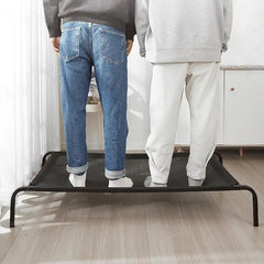 Elevated Dog Bed Raised Dog Cot Bed Breathable Pet Cot Portable Washable Pet Bed for Small Medium Dog Indoor Outdoor Hot Weather