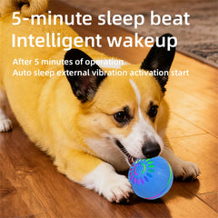 Interactive Smart Dogs Toys Balls - USB Automatic Moving Bouncing Ball for Puppy to Large dog-Electronic Pet Ball Christmas Gift