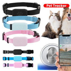 Pet GPS Tracker with Adjustable Collar Cat Locator Cat Tracker for Dogs and Cats