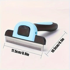 Undercoat Hair Removal Slicker Comb: Pet Grooming Tool for Dogs & Cats - Slicker Rake Brush