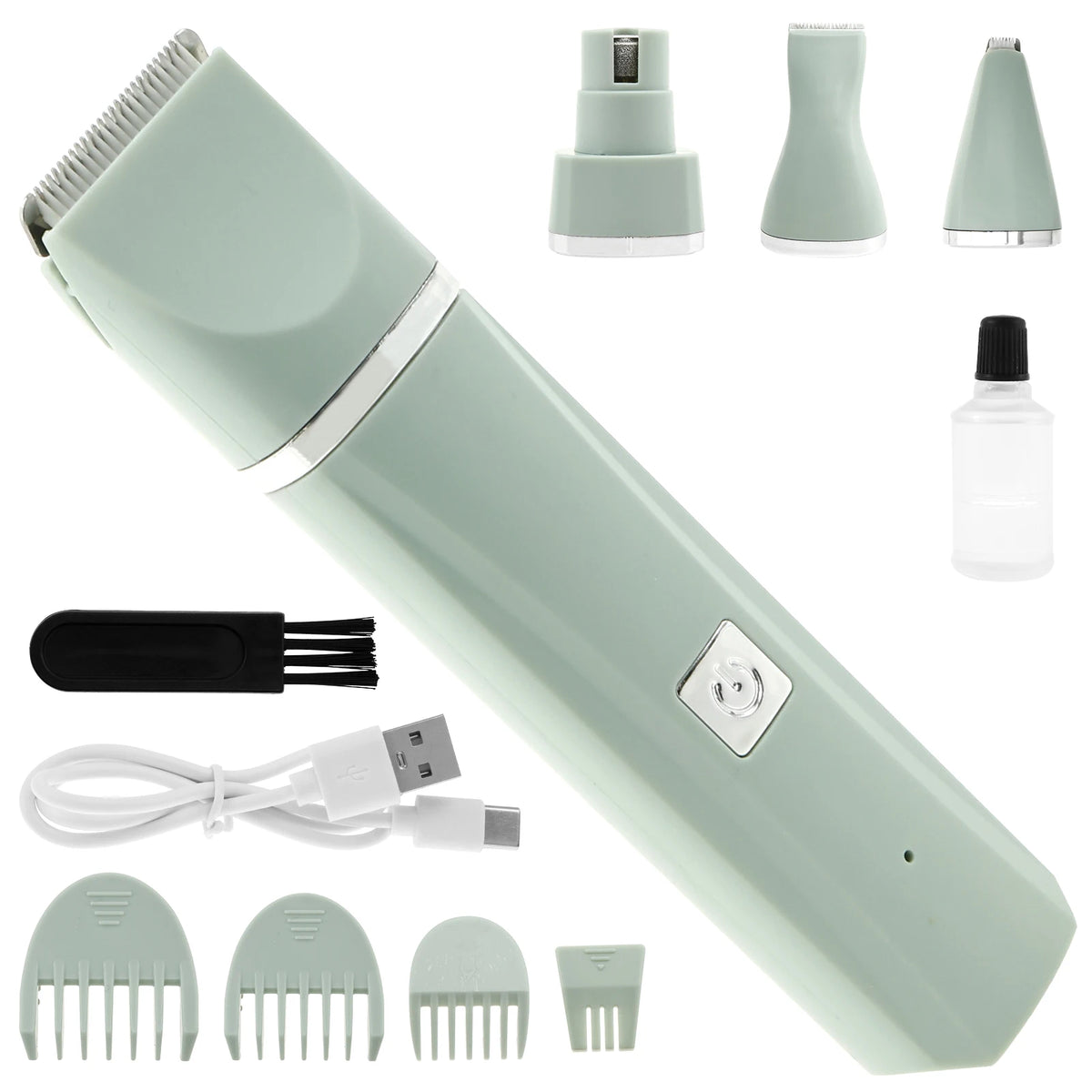 Professional Dog Hair Clipper Rechargeable Electrical Pet Grooming Trimmer Low Noise Dog Cat Hair Clipper Two Speed
