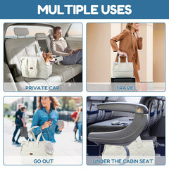 Pet Cat Dog Carrier Backpack with Carrying Strap and Shoulder Strap Oxford Pet Carrier with Breathable Mesh Handheld Pet Bag